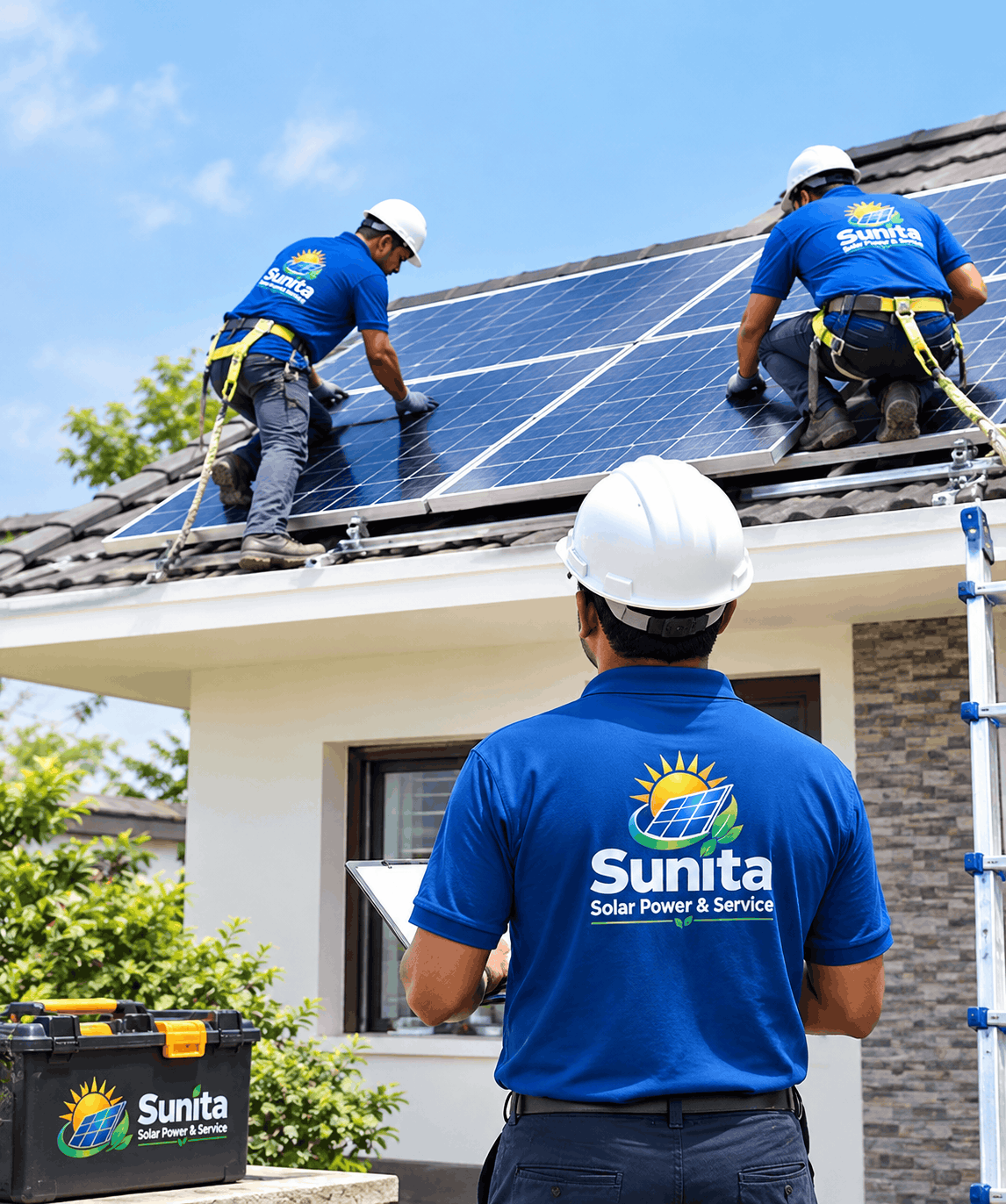 Wall-mounted solar inverter